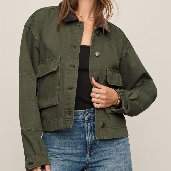 Rey Cropped Chore Jacket