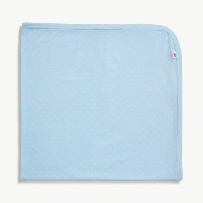 Pin Dot Blue Modal Baby Blanket