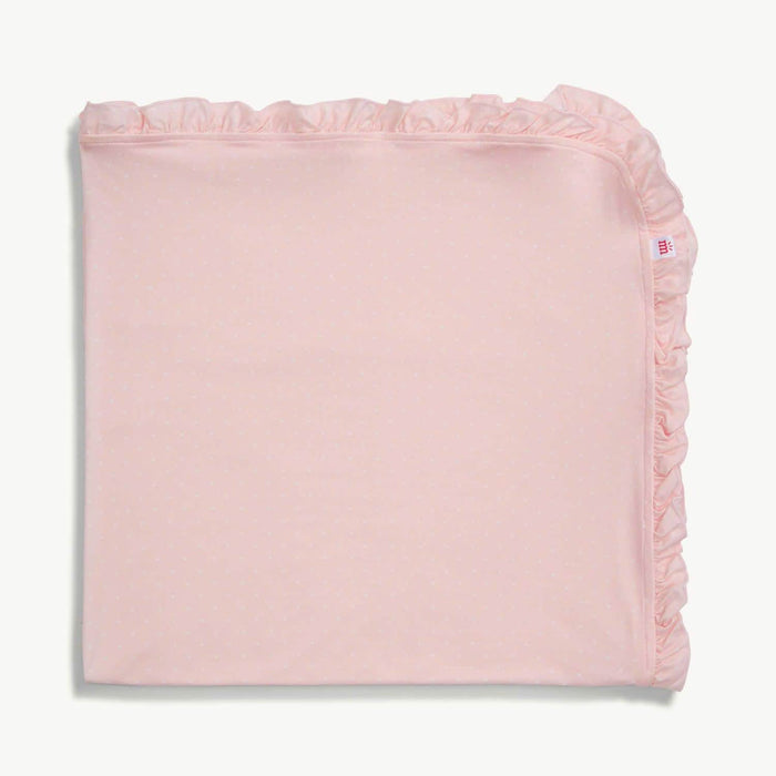 Pin Dot Pink Modal Baby Blanket