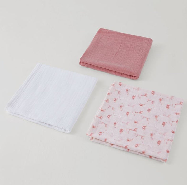 3 Pack Muslin Swaddles