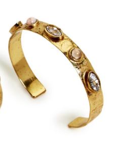 Natural Stone Cuff Bracelet