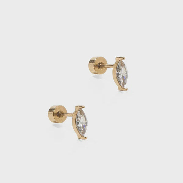 Screwback Stud Earrings - Maeve