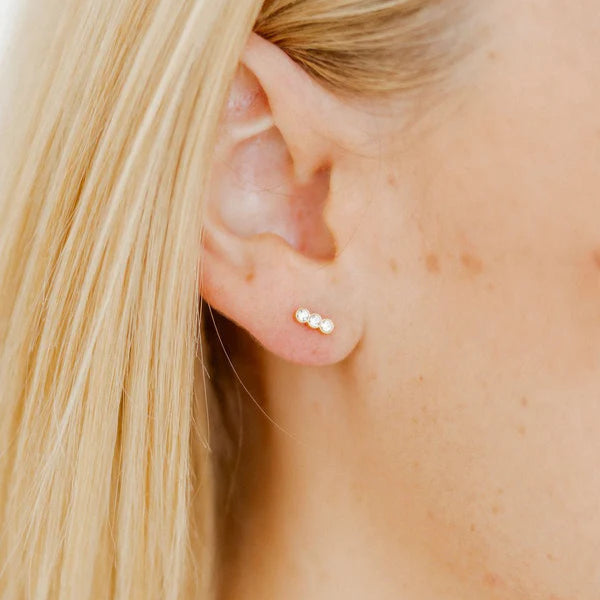 Screwback Stud - Poppy