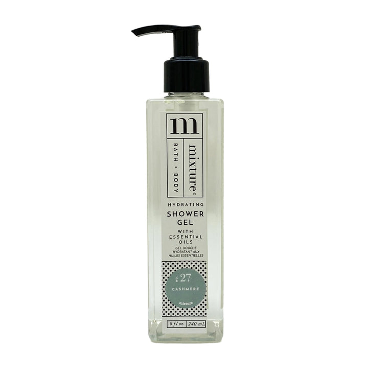 Mixture hydrating shower gel in a clear pump bottle, No. 27 Cashmere