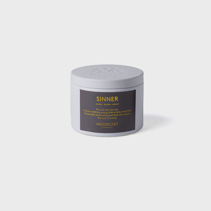 Sinner 3oz Travel Tin Candle
