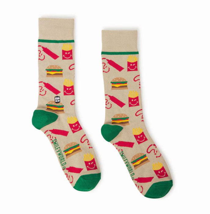 Bonfolk Cheeseburger and Fries Socks