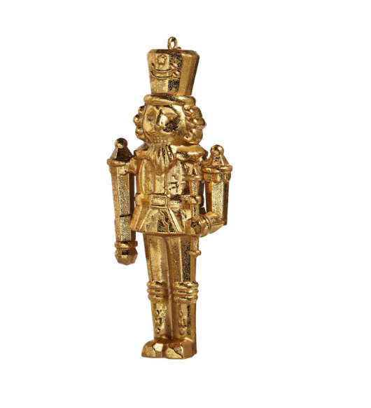 Gold Nutcracker Ornament