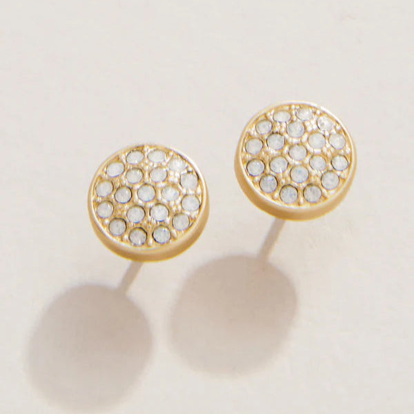 Sea La Vie Stud Earrings Stronger/Pavé Disk