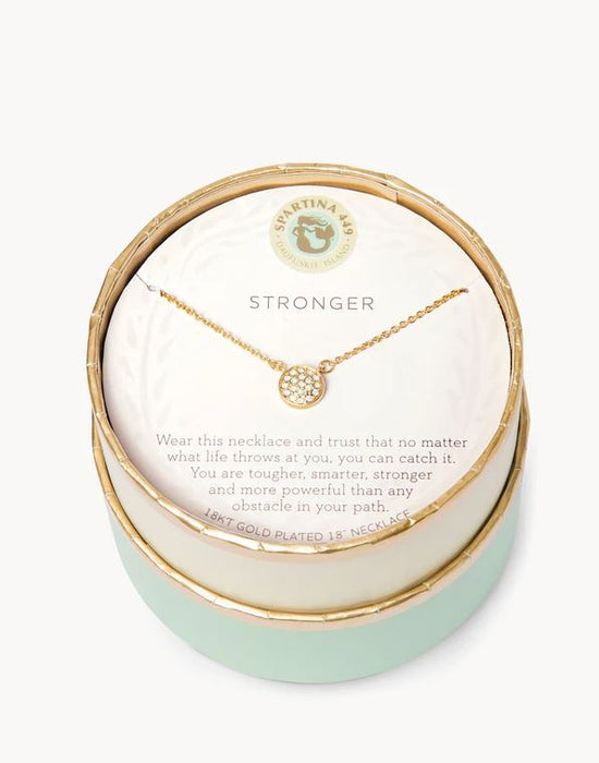 Sea La Vie Necklace Stronger/Pave Disk