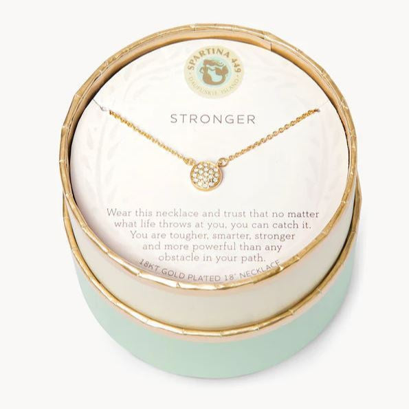 Sea La Vie Necklace Stronger/Pave Disk