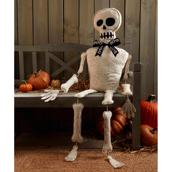 Stuffed Skeleton Sitter