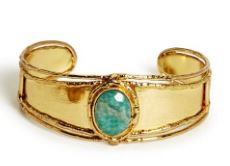 Statement Stone Cuff Bracelet