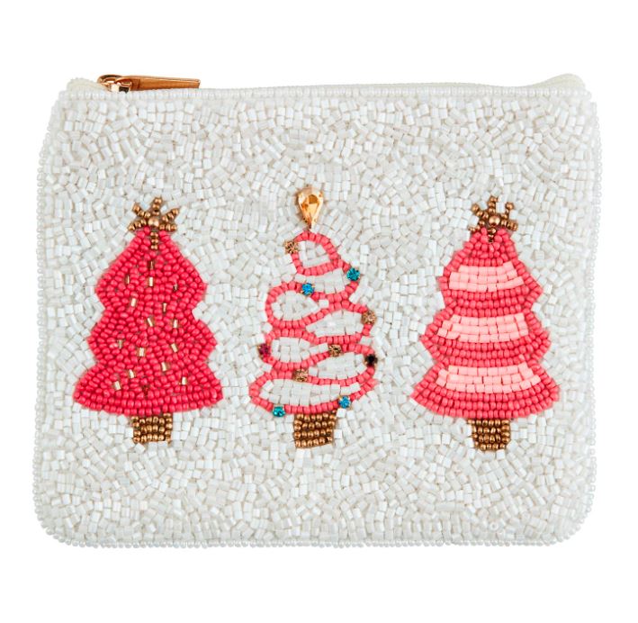 Holiday Beaded Coin Purse