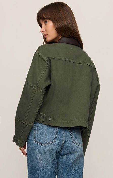 Rey Cropped Chore Jacket