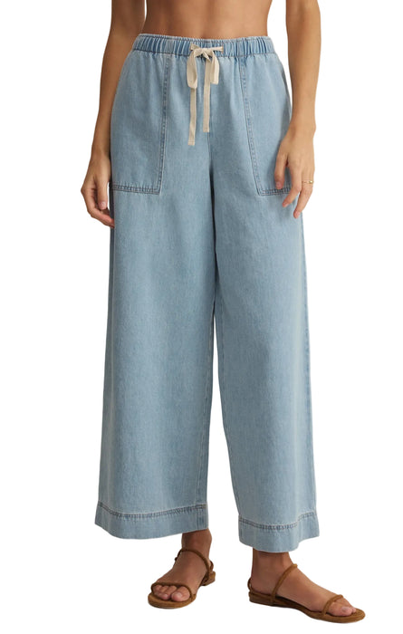 Daycation Denim Utility Pant - Coastal Water
