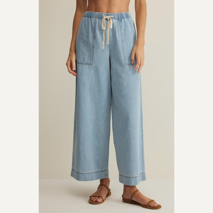Daycation Denim Utility Pant - Coastal Water