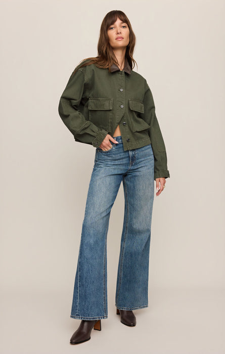 Rey Cropped Chore Jacket