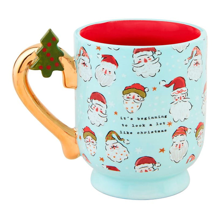 Christmas Pedestal Mug