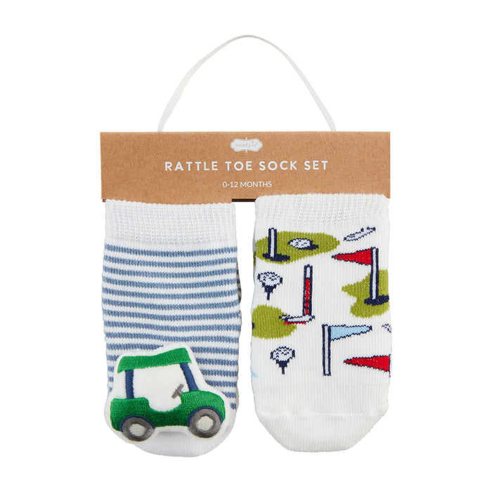 Golf Rattle Toe Sock Set