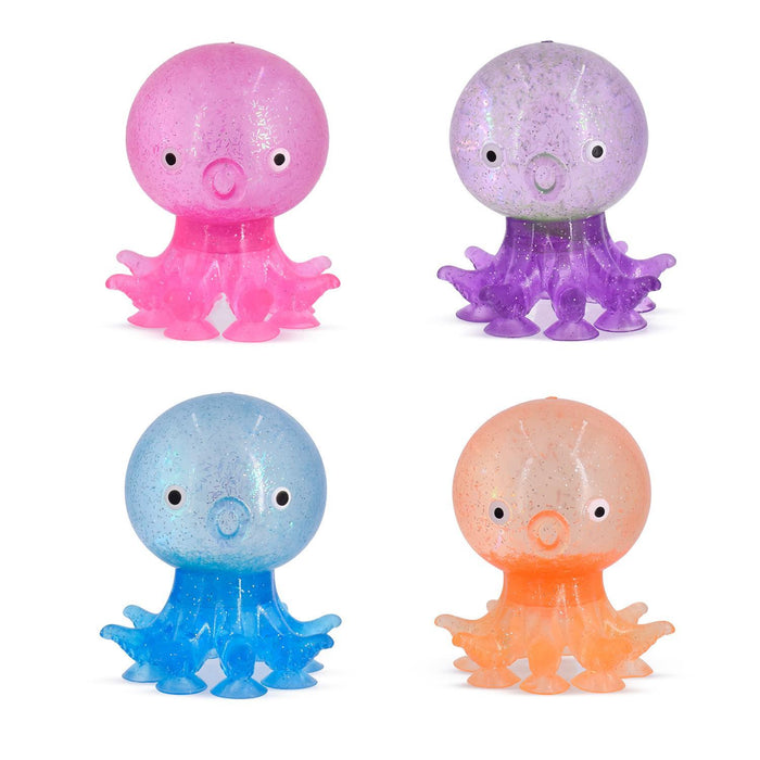 Octopus Suction Glitter Toy