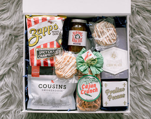 Louisiana snacks gift box The Basketry