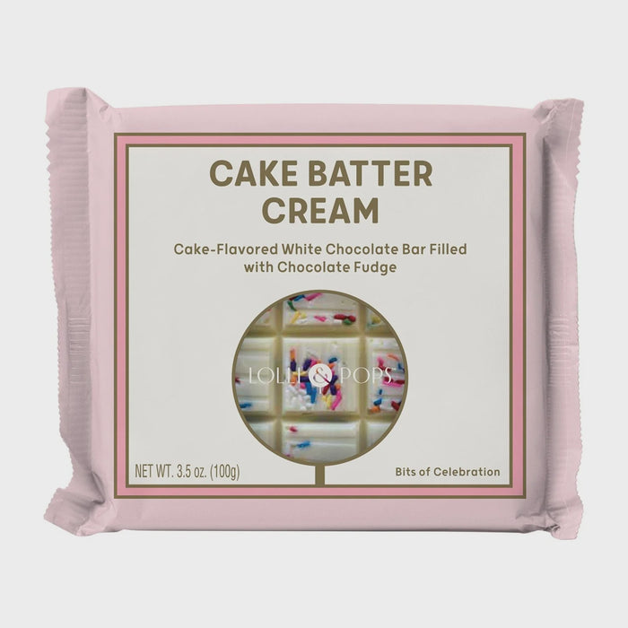Cake Batter Cream Chocolate Bar