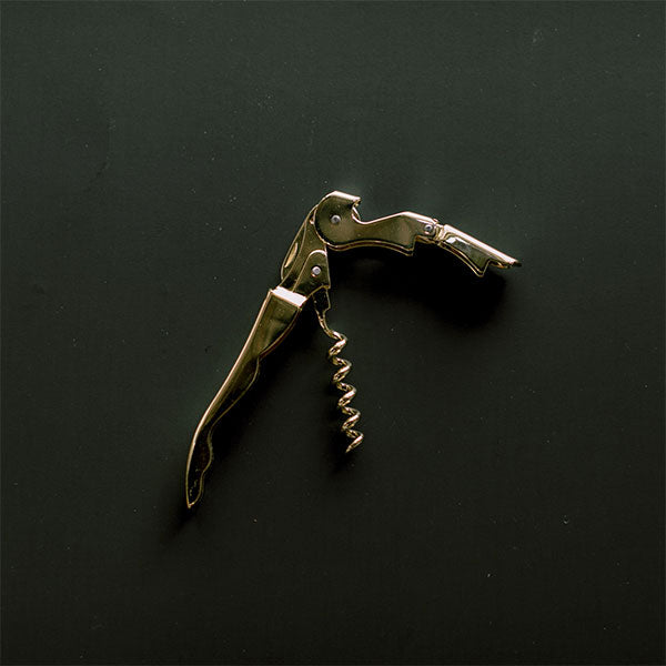 Open gold waiter&