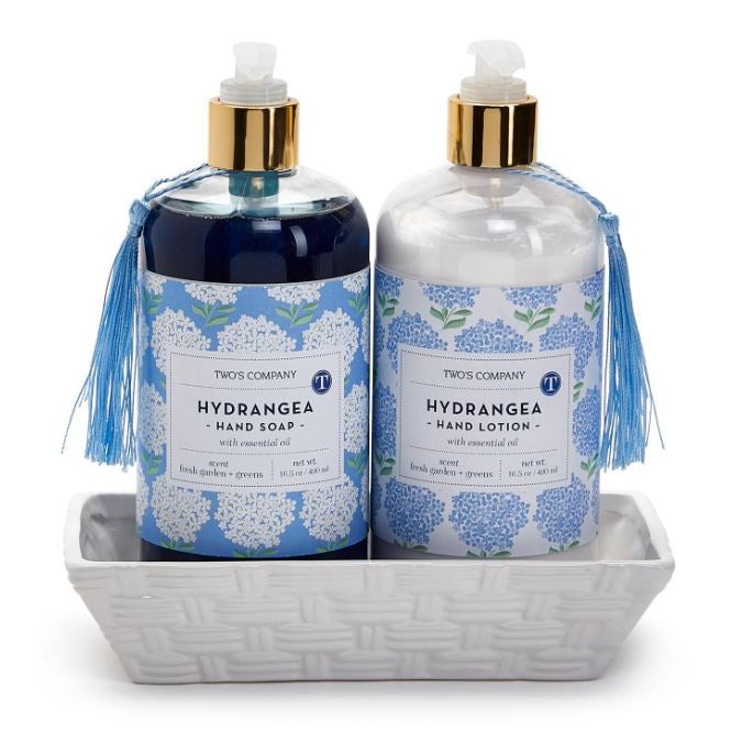 Hydrangea Soap and Lotion Set