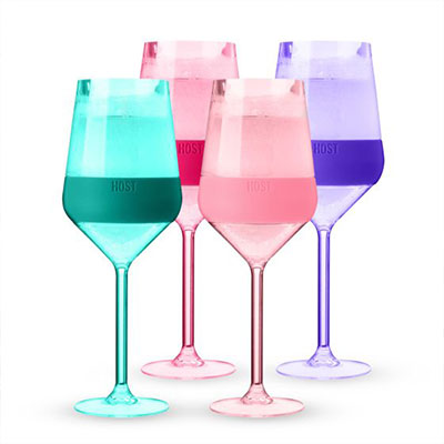 Wine Stemmed Freeze Cooling Cups