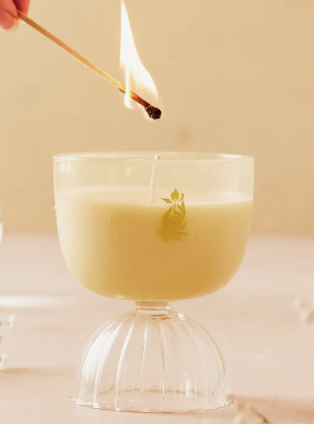 Champagne Coupe Candle