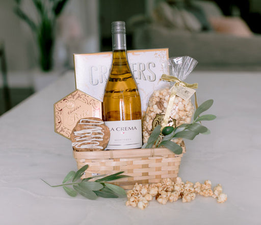 Gold Champagne Toast Gift Basket