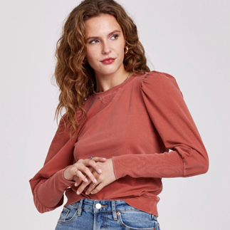 Tara Puffy Long Sleeve Sweatshirt