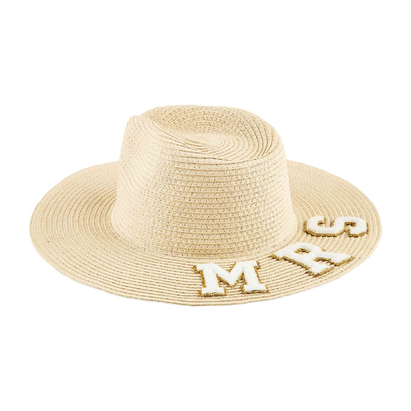 MRS. Fedora Straw Hat