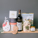 Christmas charcuterie board, Napa Valley Quilt and snacks gift basket