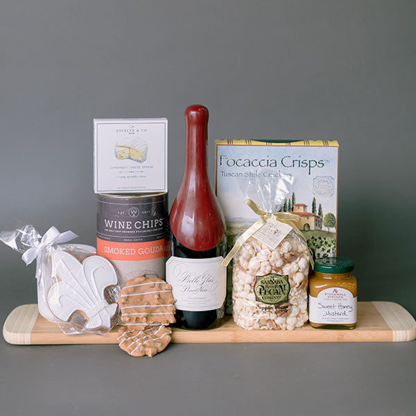 Veuve Clicquot Rose and Gourmet Snacks Gift Basket