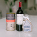 Housewarming gift basket wine and snacks